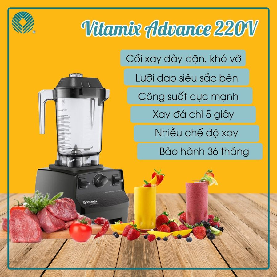 Máy xay Vitamix Advance 220V